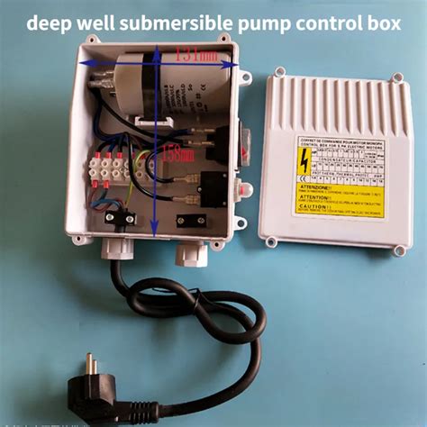 well pump electrical control box|well pump control box capacitors.